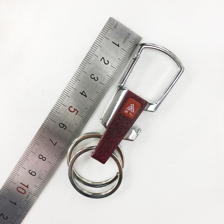 Strong Person Keychain Stainless steel Double Ring Keychain 472 box set detail image 6