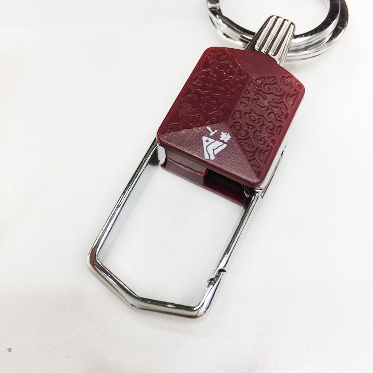 Strong Person Keychain Stainless steel Double Ring keychain 468 detail image 6