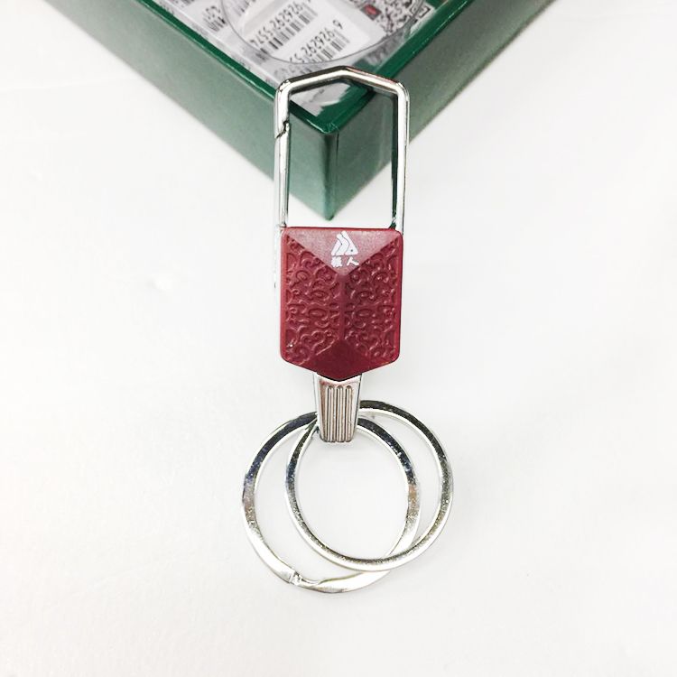 Strong Person Keychain Stainless steel Double Ring keychain 468 details Picture