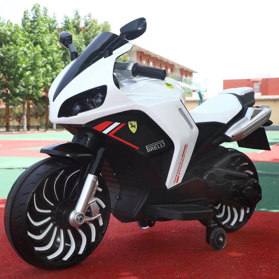 The largest children's electric motorcycle in the market is suitable for children aged 2 to 9 and can be equipped with a spray undefined