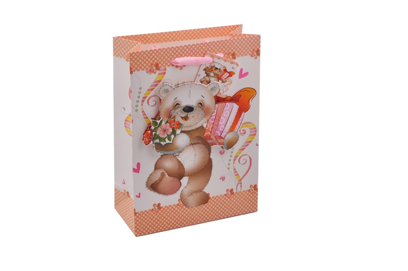 Colorful Cute Bear Bear Gift Bag Gift Bag Tote Bag