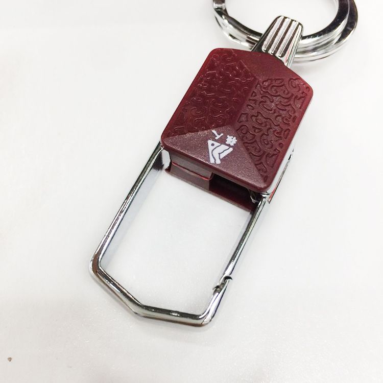 Strong Person Keychain Stainless steel Double Ring keychain 468 undefined