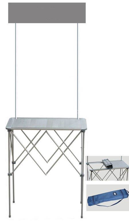 全铝折叠促销桌40*80