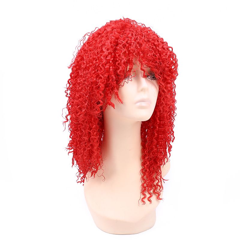 A squashy beggar's wig was fitted with a synthetic wig full figure