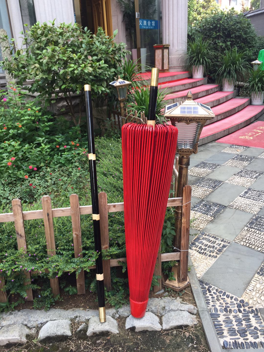 沙滩伞实物图