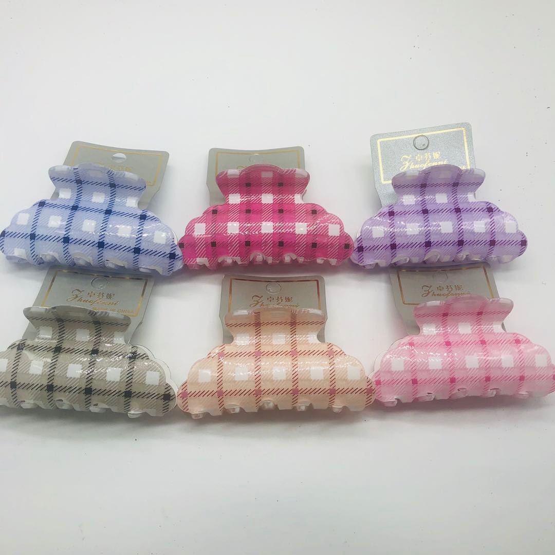 DAIMO's new minimalist hair grips from Japan and South Korea, cute girls' updo hair accessories, hair clips, acetate hair clips, medium-sized hair grips detail image 1