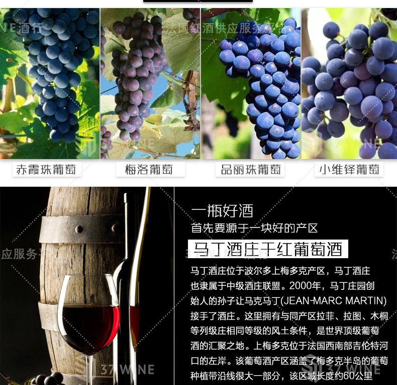 法国红酒 马丁酒庄干红葡萄酒 CHATEAU MARTIN详情图5