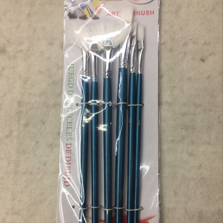 厂家直销珠光蓝木杆学生画笔