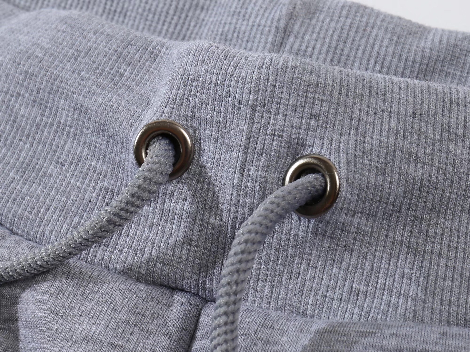 Casual Korean fleece solid color sweatpants, loose-fitting large half-sleeve top, pure cotton trendy men's T-shirt Item Picture