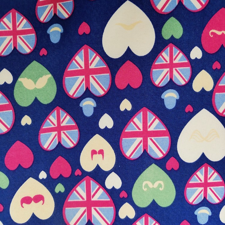 Peach skin fleece printed 014 cosmetic bag material [minimum order of one piece] Abundant stock, factory direct sales detail image 6