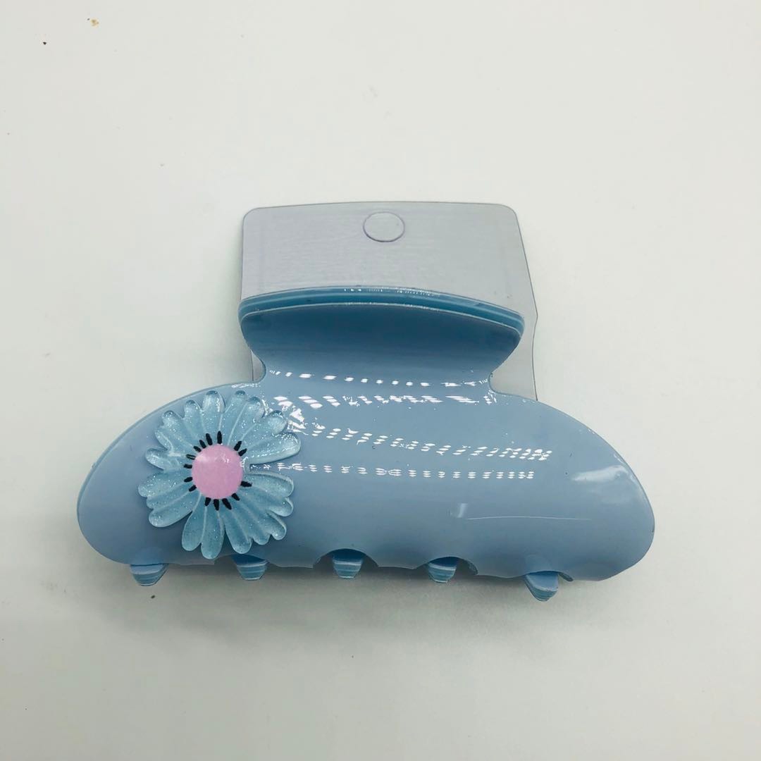 Cute cartoon flower, little animal, fresh style hair clip, medium-sized hair clip at the back of the head, texture hair gripper detail image 3