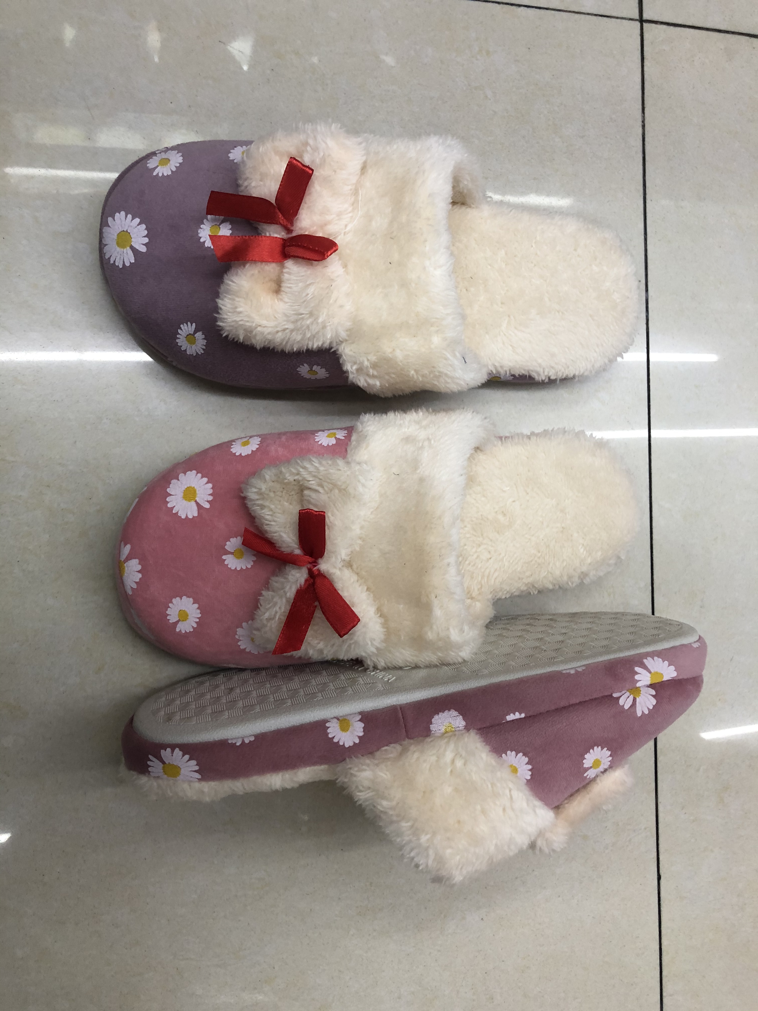 2020 Autumn new cotton slippers with printed small chrysanthemum style butterfly slippers Application Scenario