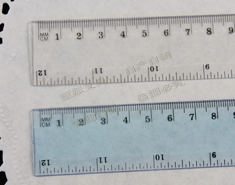 30cm plastic straight rulers from the ruler factory are stationery for students' drawing and homework. Customized transparent plastic rulers are available for wholesale detail image 10