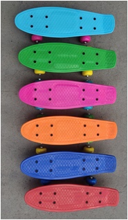 17-inch small fish plate, candy-colored wheel, carbon steel bearing