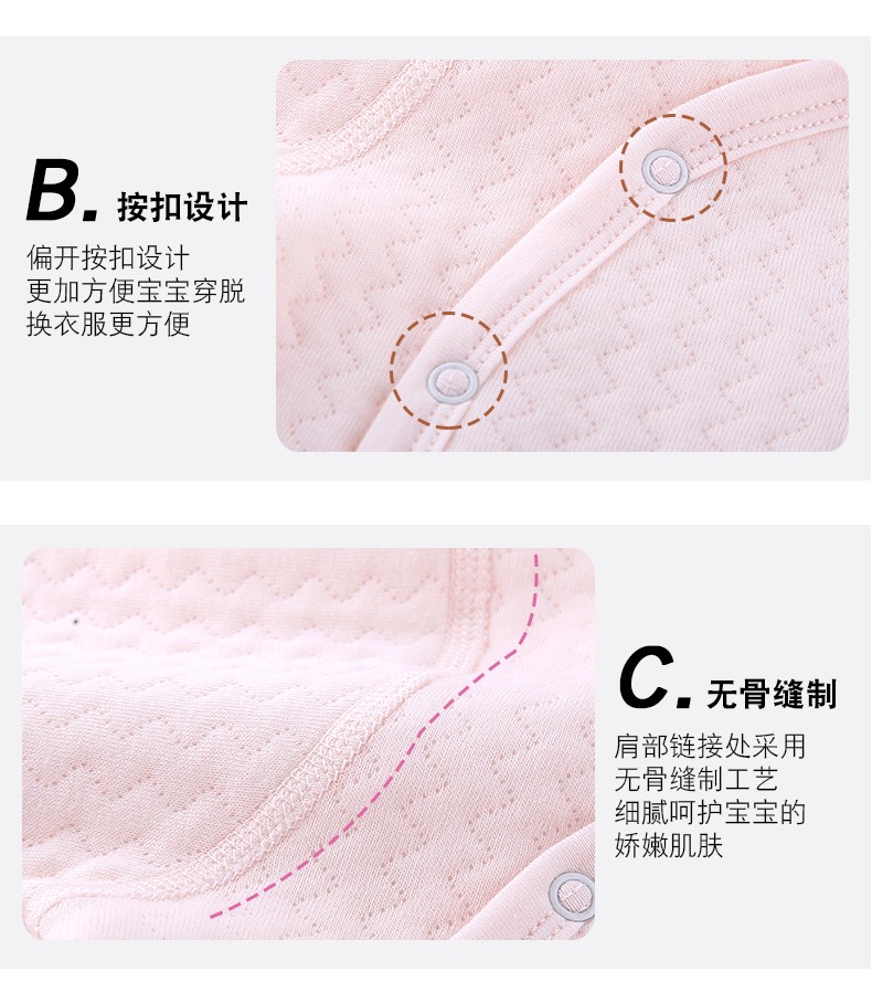 9.5空心五爪扣婴儿爬爬衣专用扣详情图8