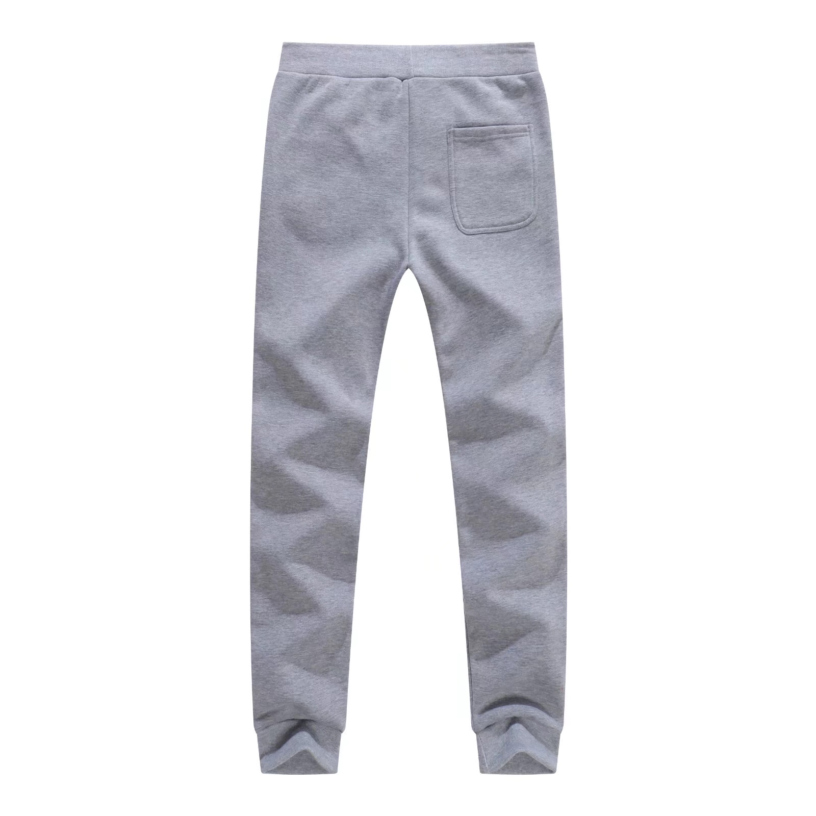 Casual Korean fleece solid color sweatpants, loose-fitting large half-sleeve top, pure cotton trendy men's T-shirt detail image 6