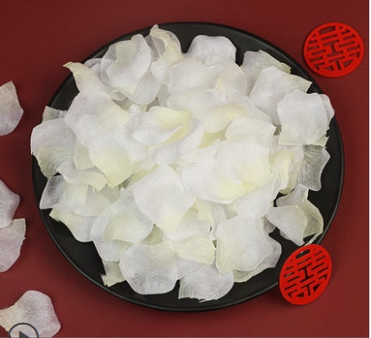 散装装饰花瓣 婚庆节日装饰花瓣 玫瑰花瓣白色