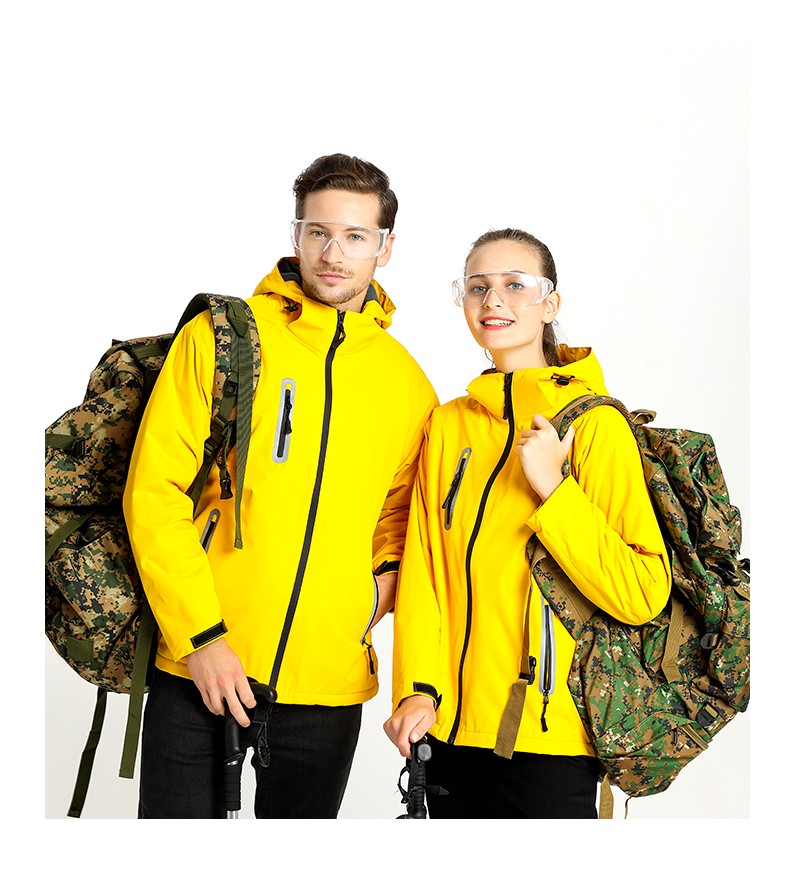 冲锋衣男女户外透气防水防风登山服可印LOGO详情图13