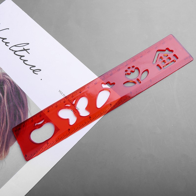 Customized soft straight rulers, student rulers, drawing homework, office geometric shapes, children's plastic rulers, 30cm detail image 15