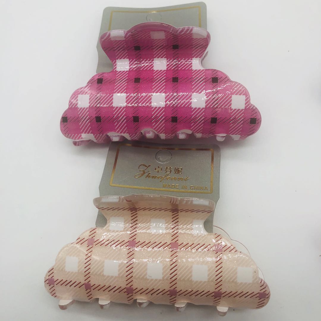 DAIMO's new minimalist hair grips from Japan and South Korea, cute girls' updo hair accessories, hair clips, acetate hair clips, medium-sized hair grips details Picture