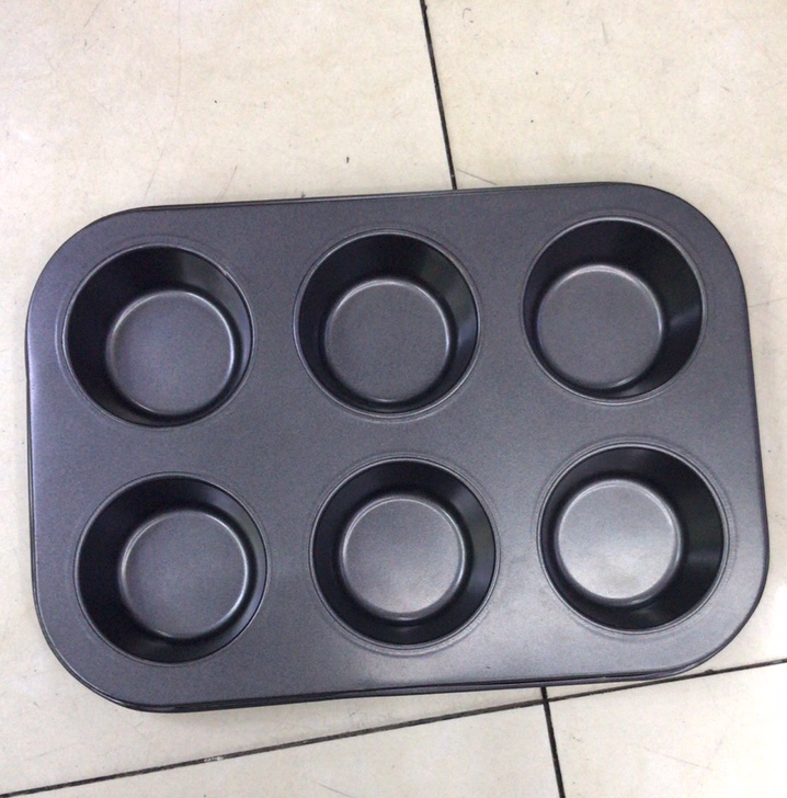 6孔圆杯蛋糕模具