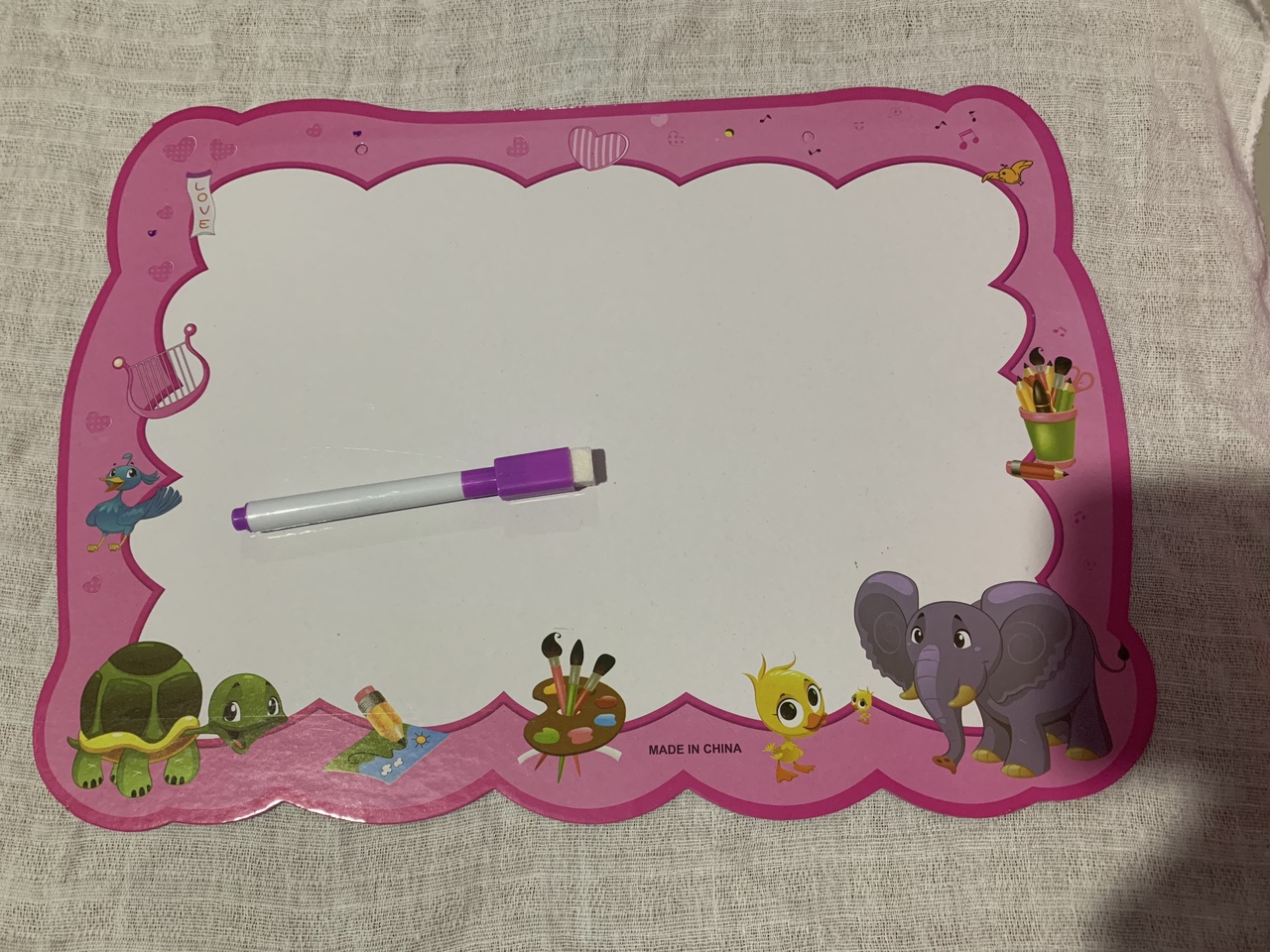 Children's drawing board Children's whiteboard cartoon graffiti message board thumbnail