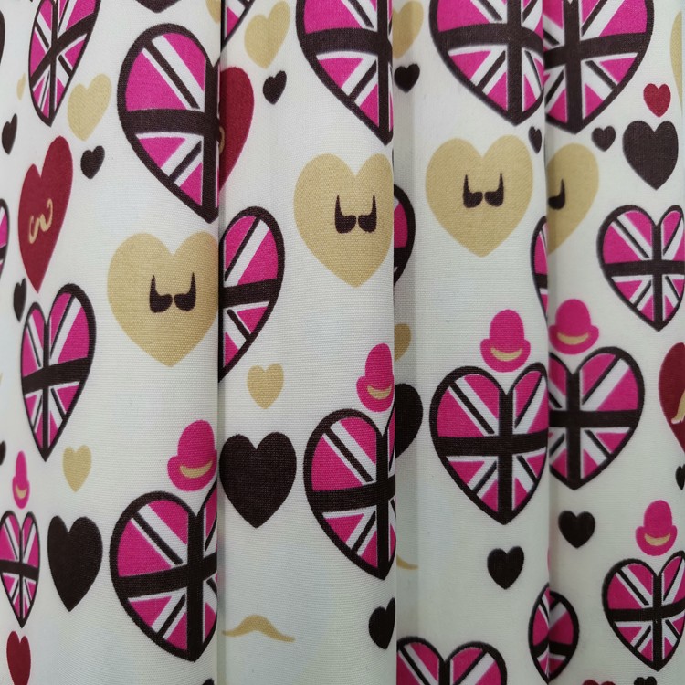 Peach skin fleece printed 014 cosmetic bag material [minimum order of one piece] Abundant stock, factory direct sales detail image 2