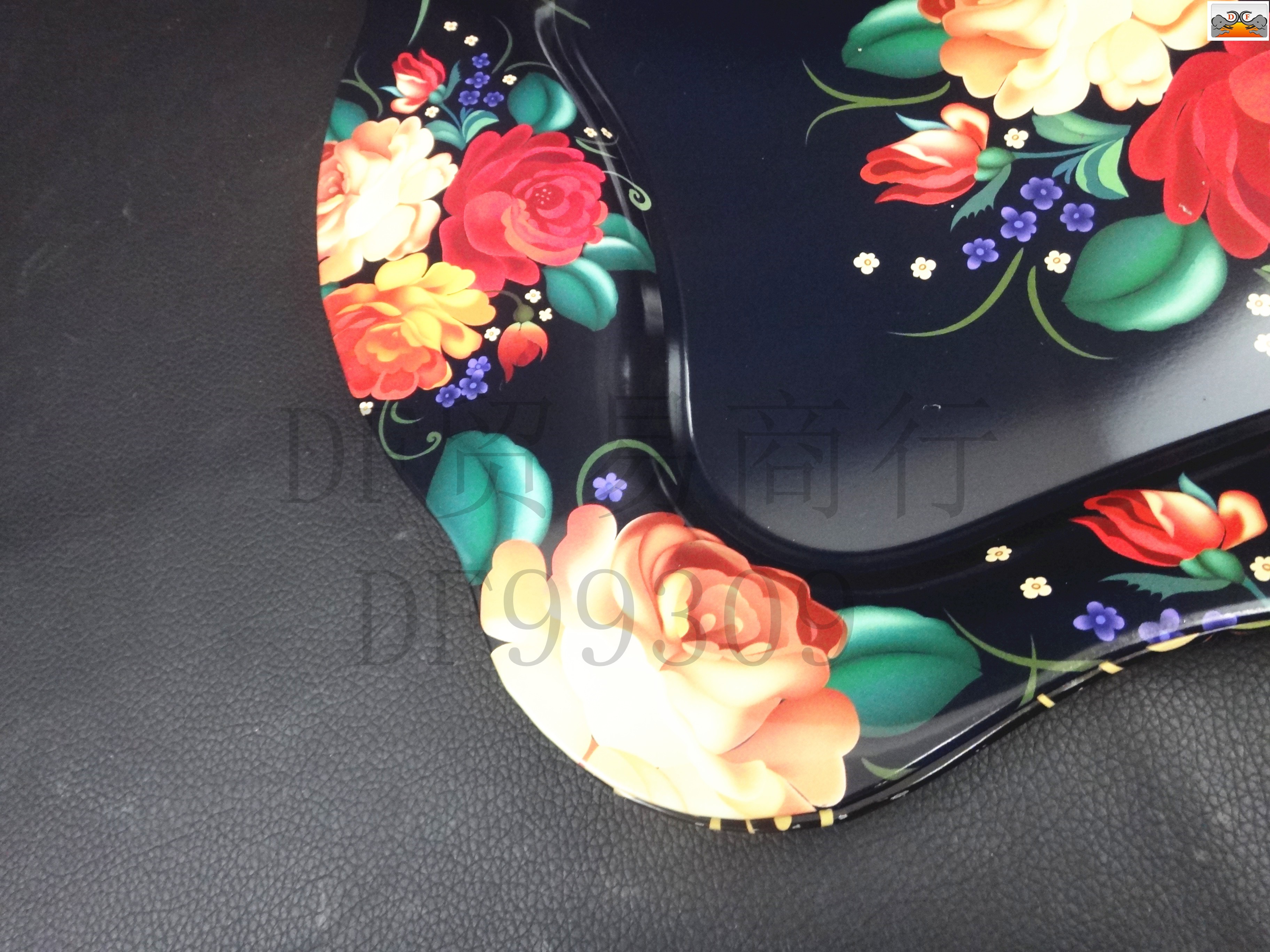 DF99309印花托盘冲孔印花托盘马口铁印花方盘DF TRADING HOUSE详情图10