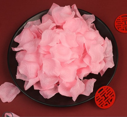 散装装饰花瓣 婚庆节日装饰花瓣 玫瑰花瓣雪牙色