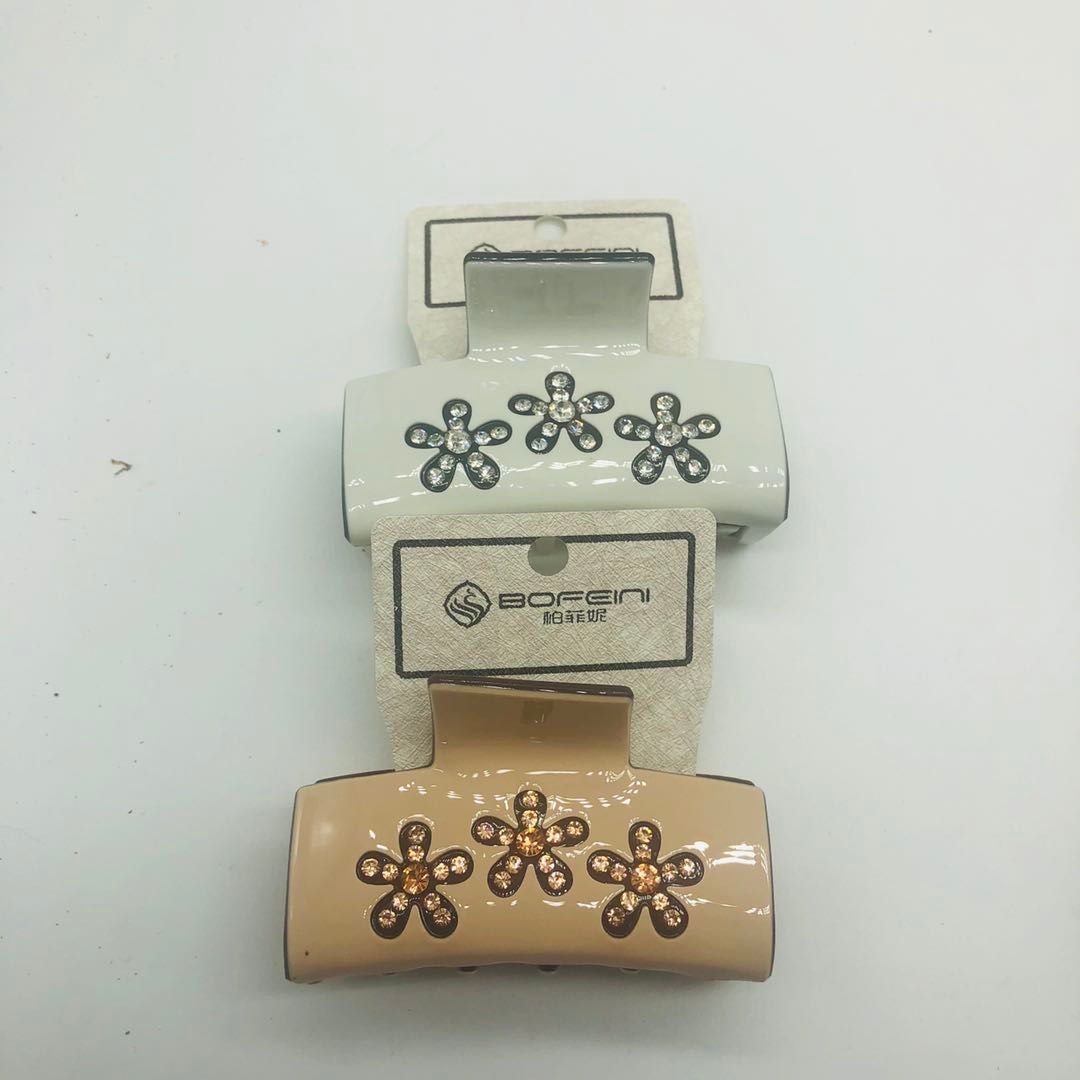 Retro internet-famous headwear, small hairpin at the back of the head, elegant vertical clip, ponytail clip, hair clamp, bath fix hair details Picture
