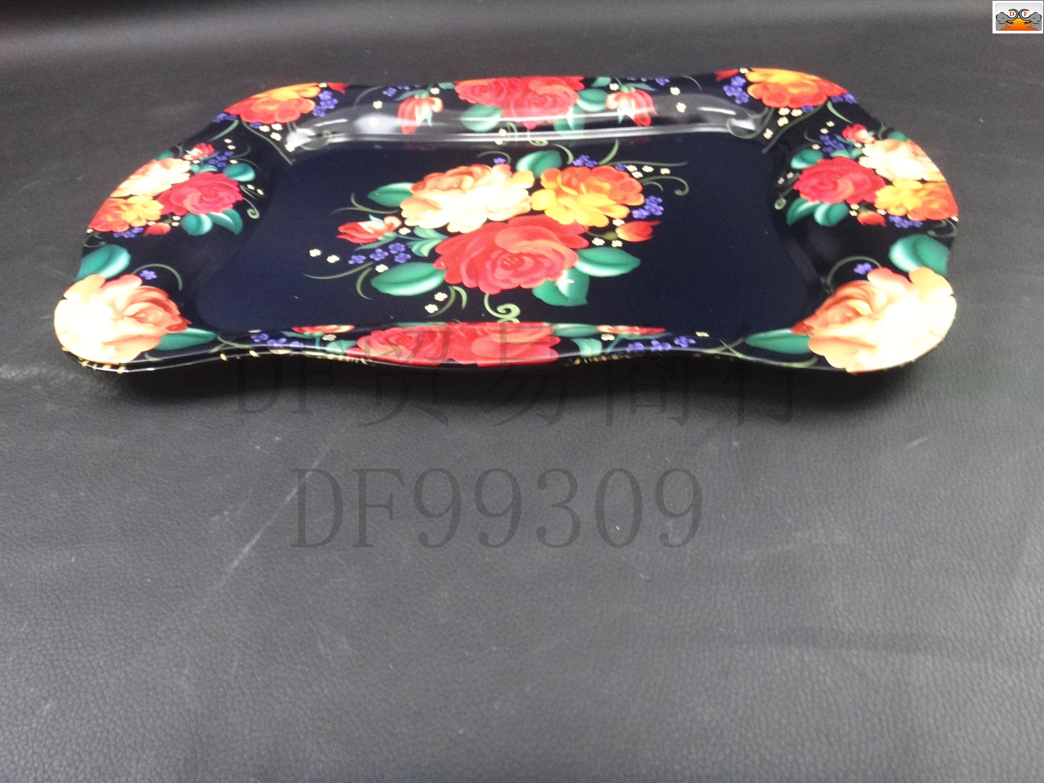 DF99309印花托盘冲孔印花托盘马口铁印花方盘DF TRADING HOUSE详情图11