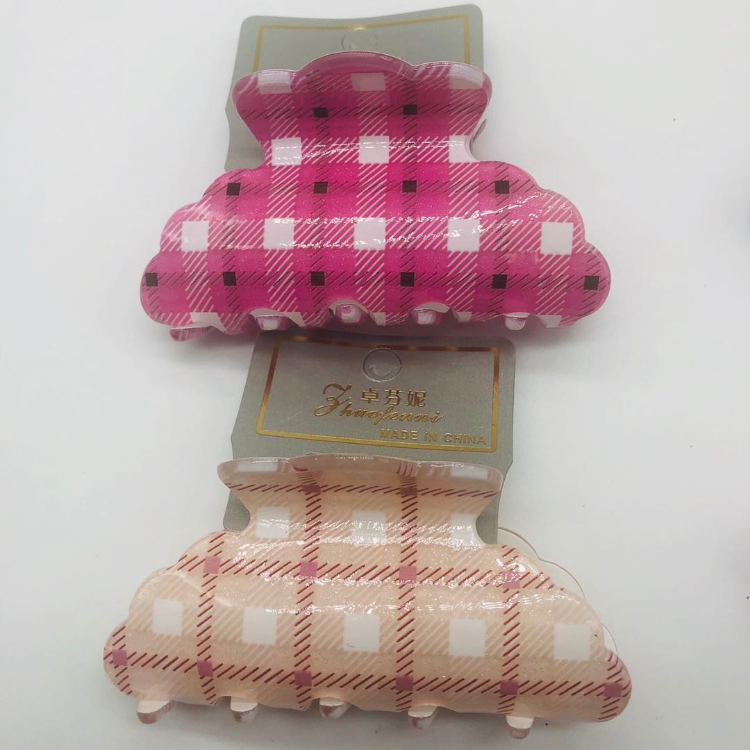 DAIMO's new minimalist hair grips from Japan and South Korea, cute girls' updo hair accessories, hair clips, acetate hair clips, medium-sized hair grips detail image 2