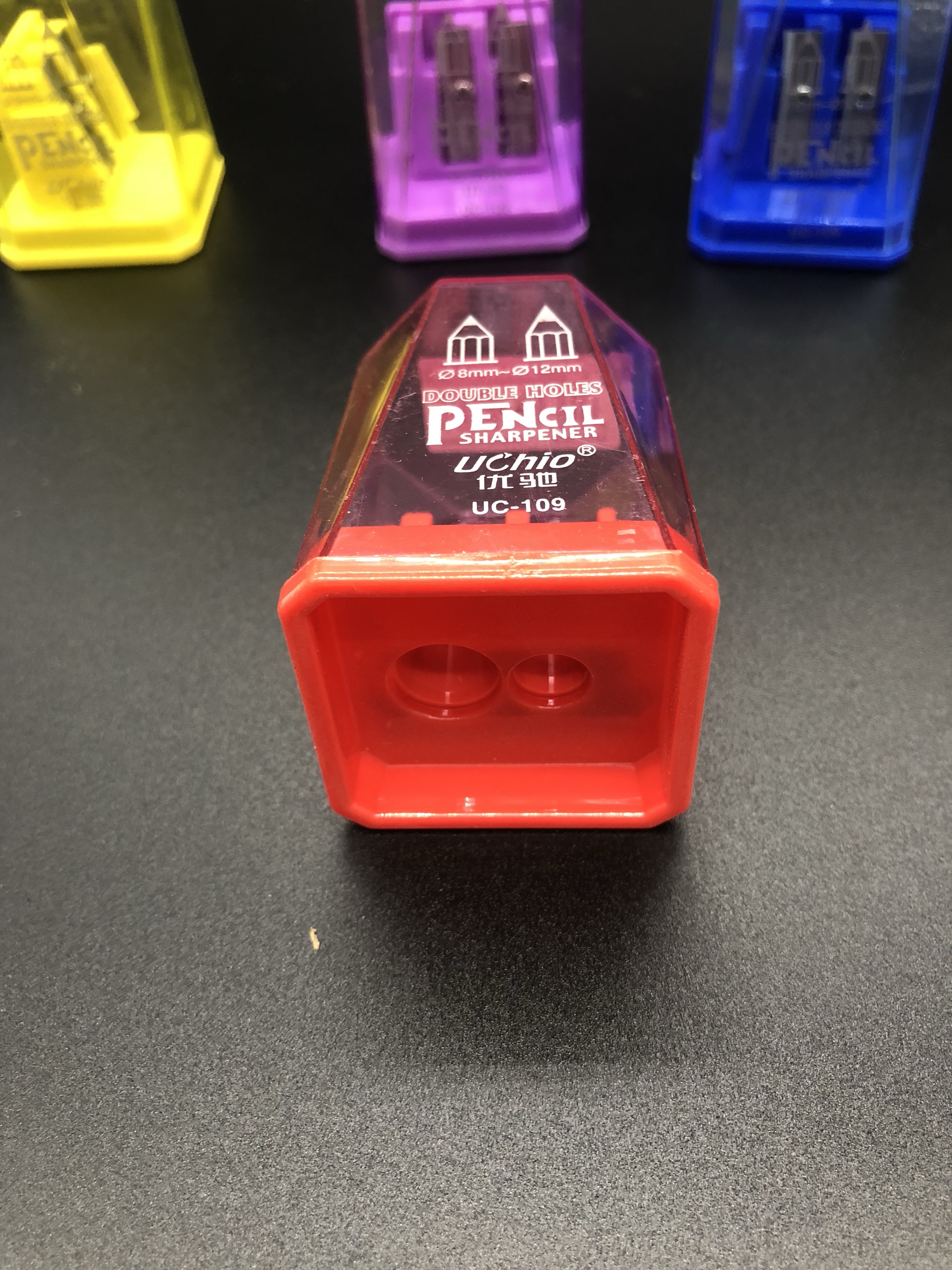 铅笔刀卷笔器削笔刀学习小帮手彩铅削笔器双孔卷笔刀细节图