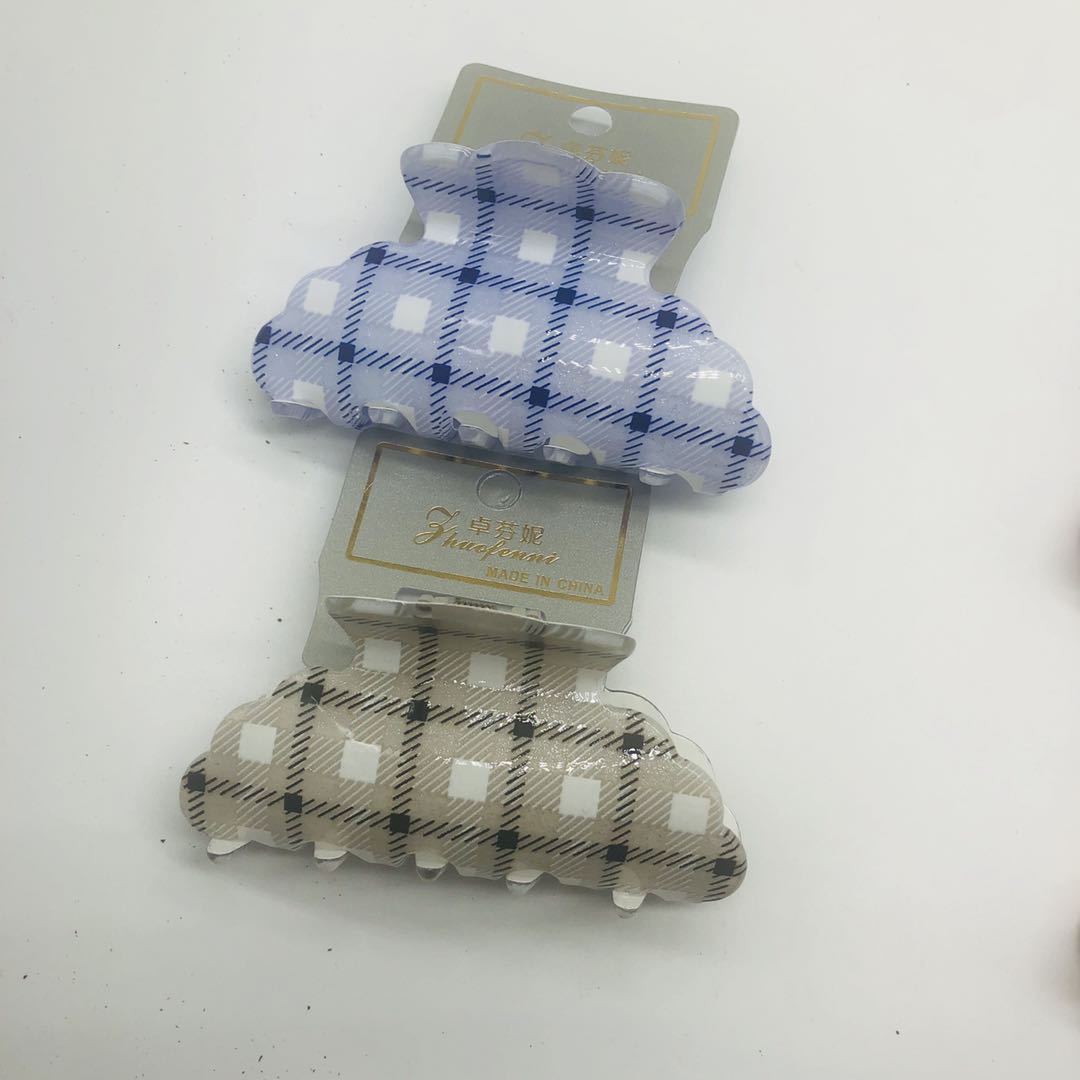 DAIMO's new minimalist hair grips from Japan and South Korea, cute girls' updo hair accessories, hair clips, acetate hair clips, medium-sized hair grips Specification image
