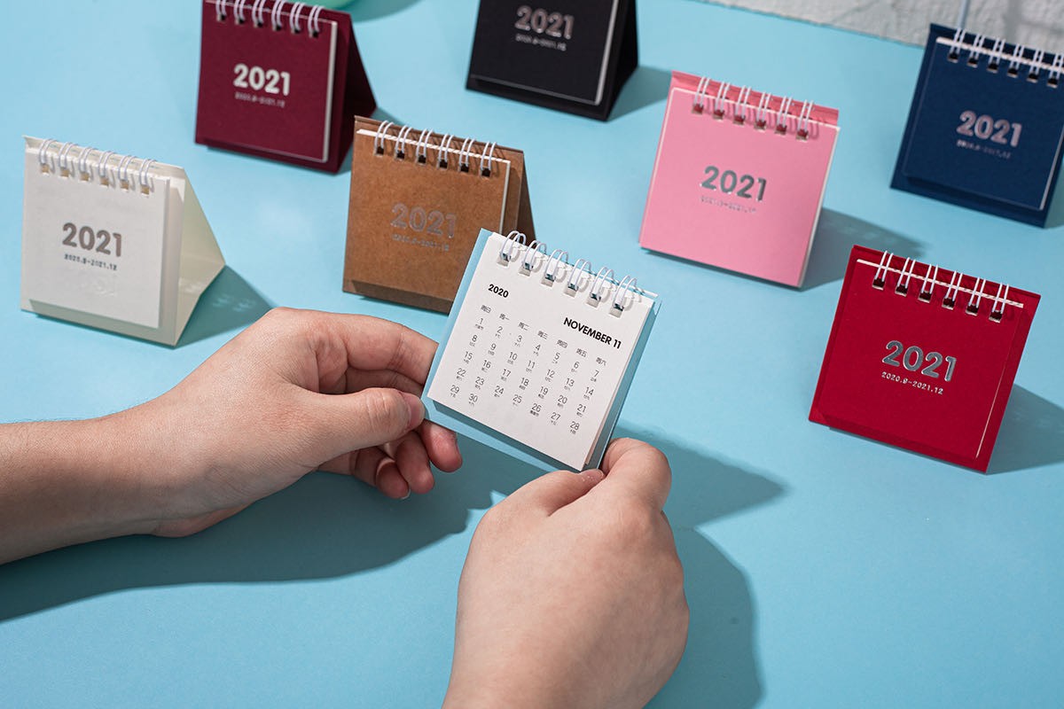 欣弘木可文具2021年迷你台历简约可爱0962详情图3