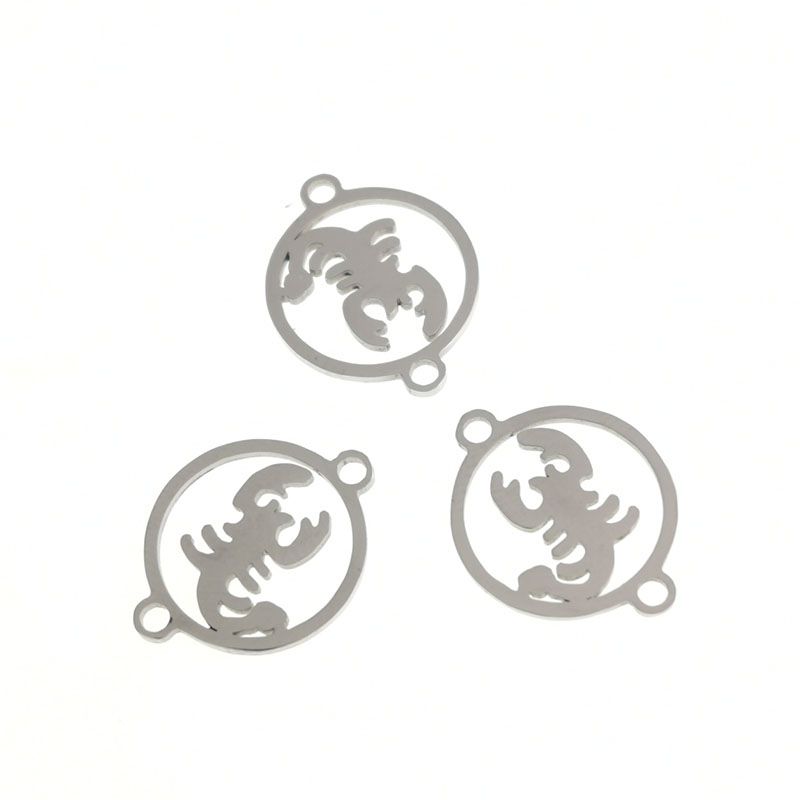 Titanium steel scorpion bracelet pendant