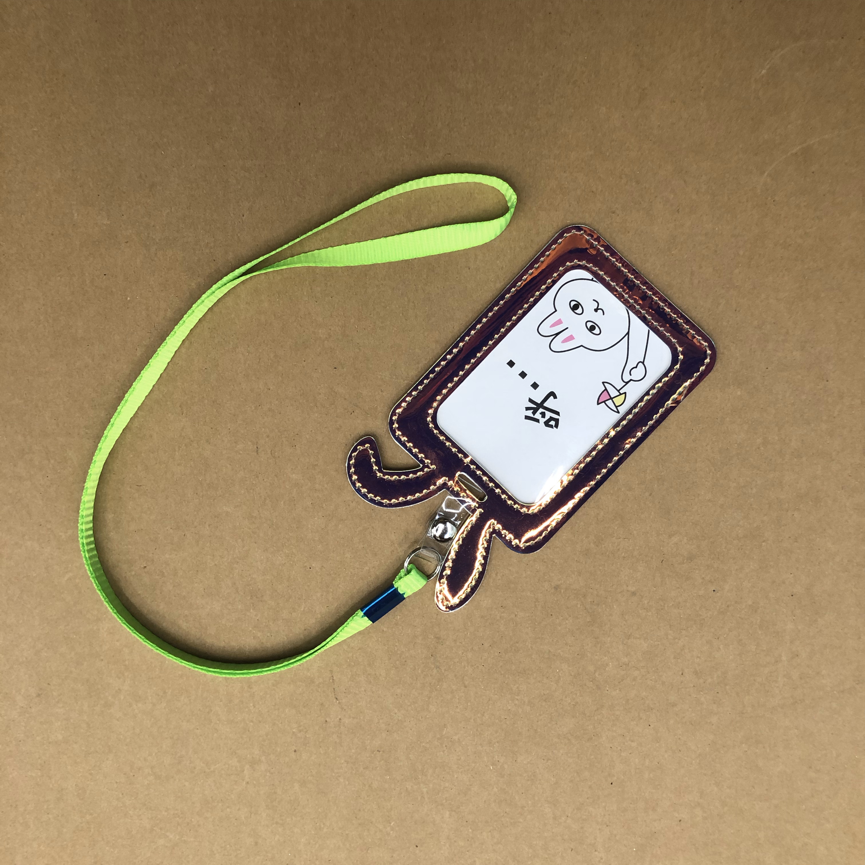 韩国清新创意卡套学生校牌饭卡门禁卡挂绳卡通幻彩可爱证件卡吊绳详情图9