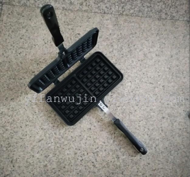 双头华夫饼DIY不粘蛋糕模具Pizza烤箱专用烘焙烤盘烤网烤盘不粘锅详情图1