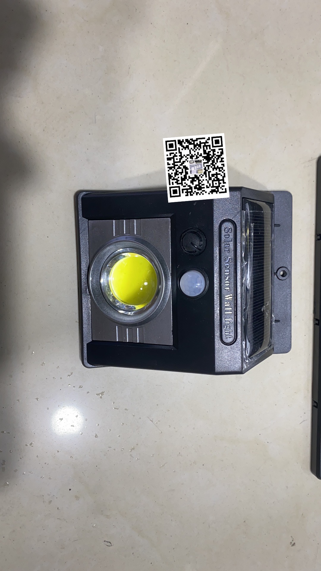 LED solar wall lamp item number -12474 Specification image