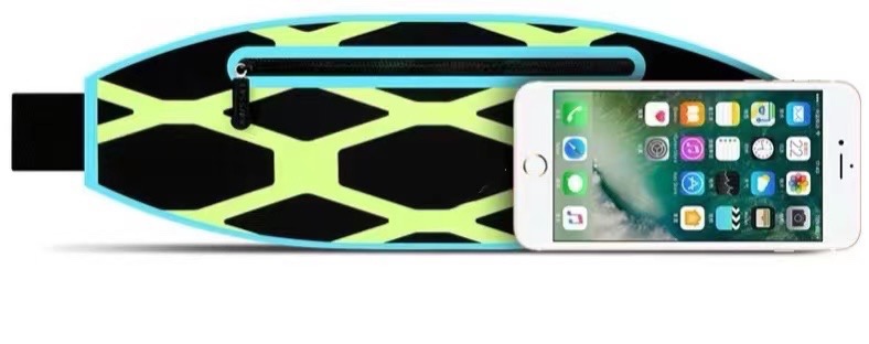 Diamond-shaped sports waist bag Specification image