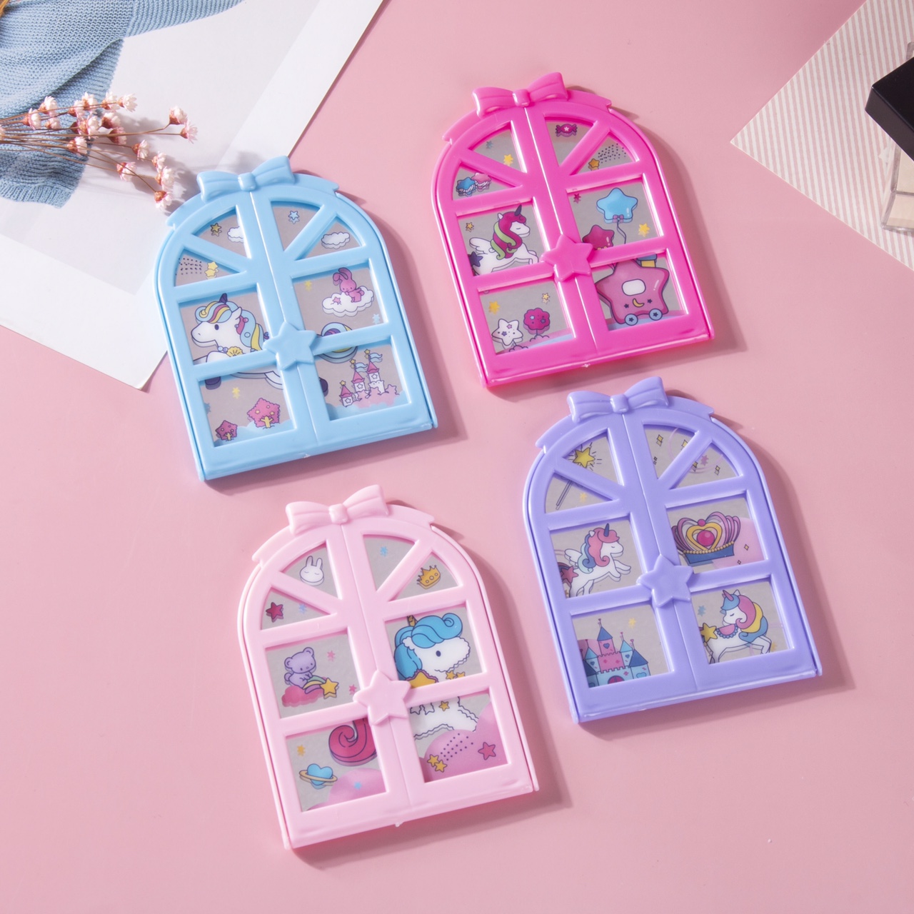 化妆镜子，儿童镜子，可爱镜子，爆款镜子，工厂直销，支持定制，折叠镜子。爆款镜子图