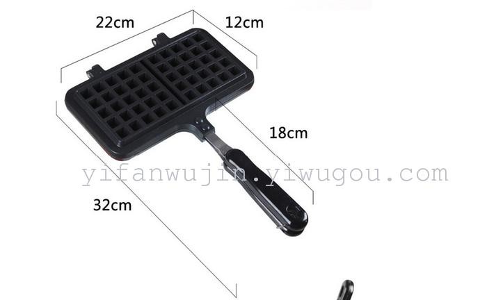 双头华夫饼DIY不粘蛋糕模具Pizza烤箱专用烘焙烤盘烤网烤盘不粘锅详情图4