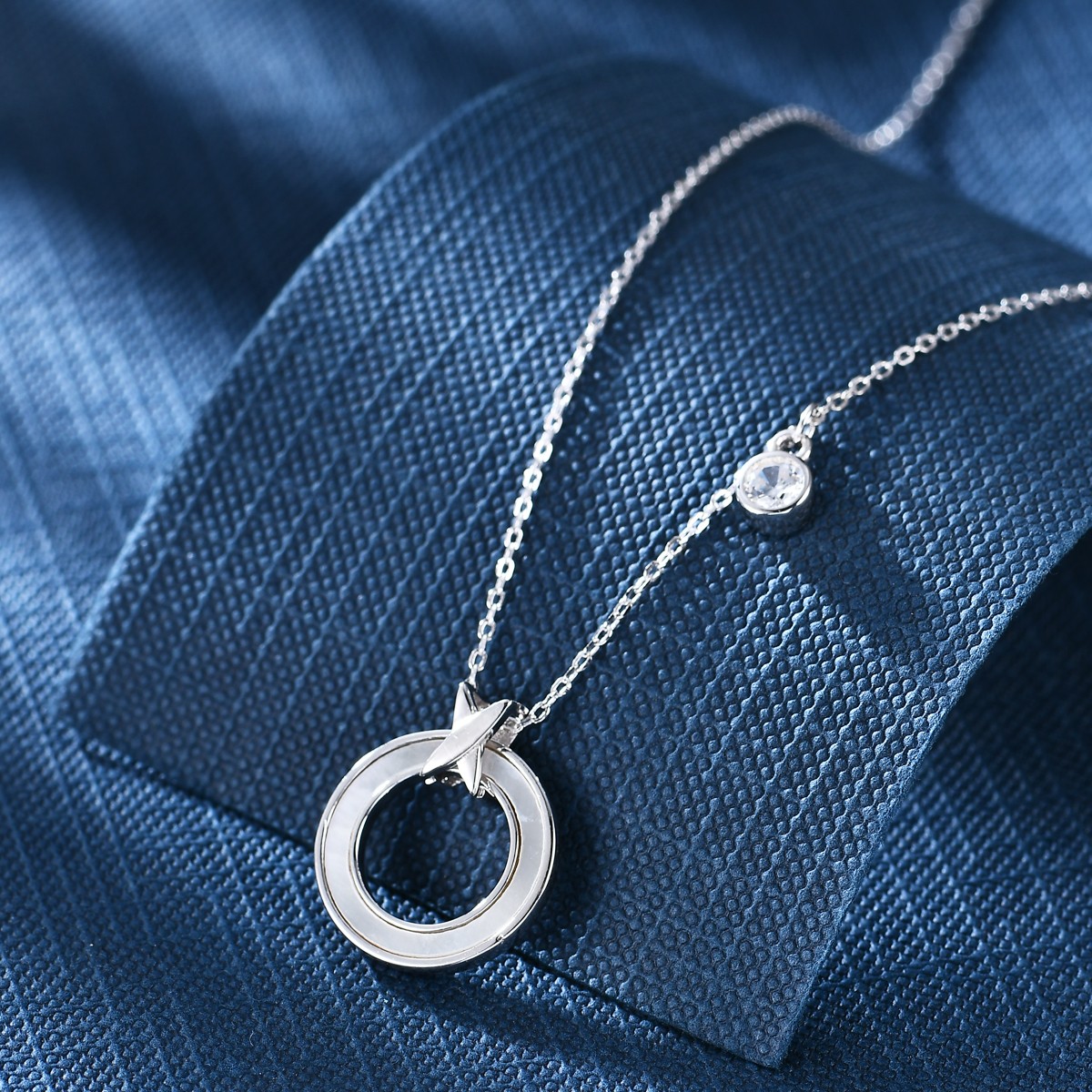 Anton Head Wolf Korean InS-style circle xS925 sterling silver set chain, starting from one piece detail image 1