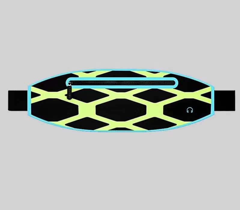 Diamond-shaped sports waist bag undefined