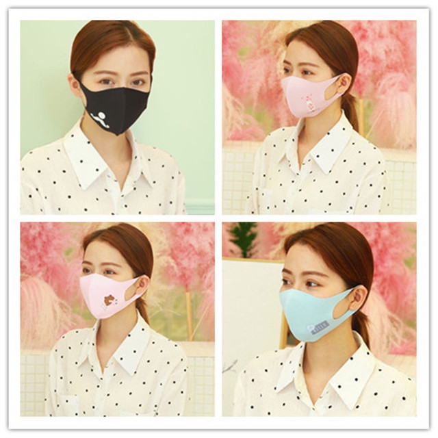 Customized masks with celebrity advertising logos