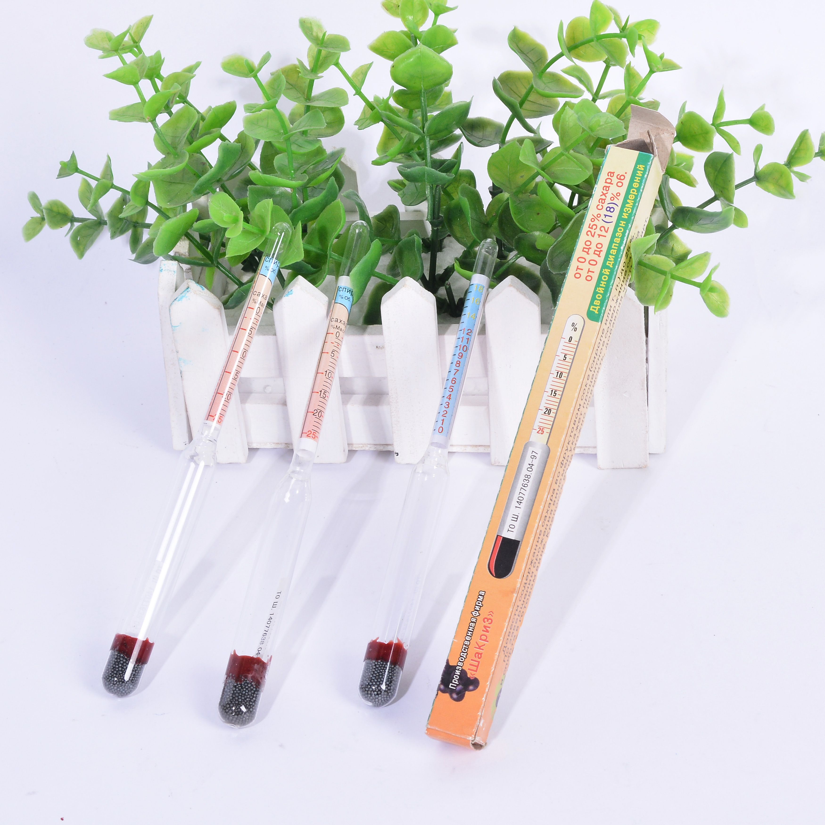 0-25 wine thermometer, hydrometer, densitometer, brine meter, alcohol meter