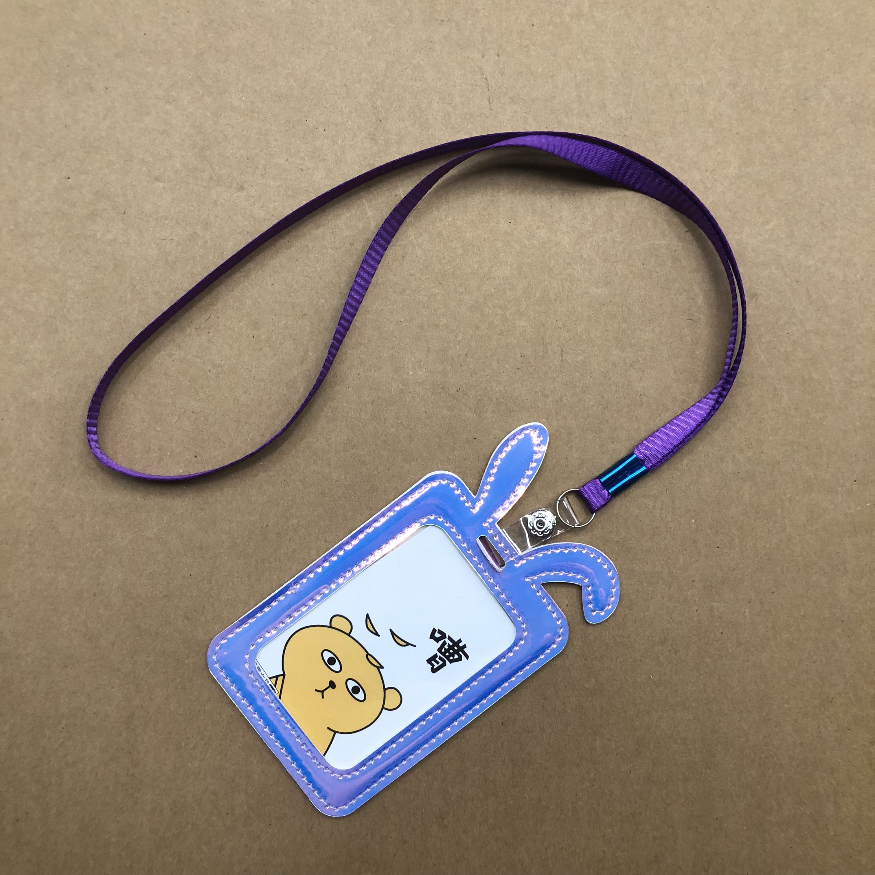 韩国清新创意卡套学生校牌饭卡门禁卡挂绳卡通幻彩可爱证件卡吊绳详情图5