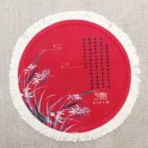 厂家直销创意波斯鼠标垫 地毯鼠标垫 圆形地毯流苏鼠标垫