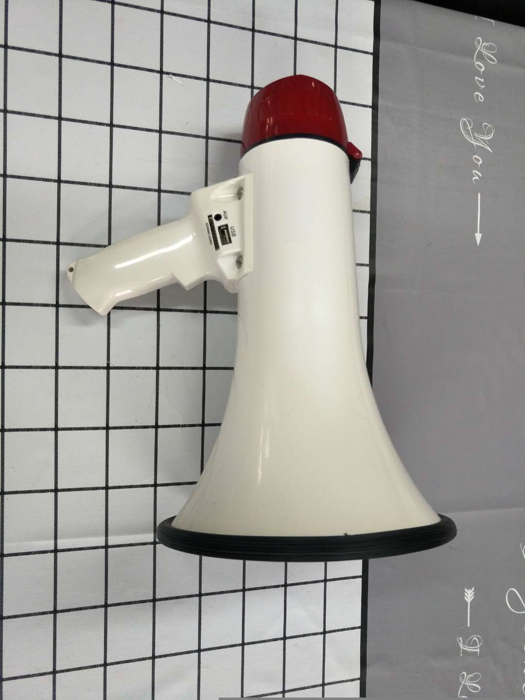 Large handheld multi-functional loudspeaker with high-power amplifier and recording speaker. The loudspeaker has a recording function and comes with USB details Picture