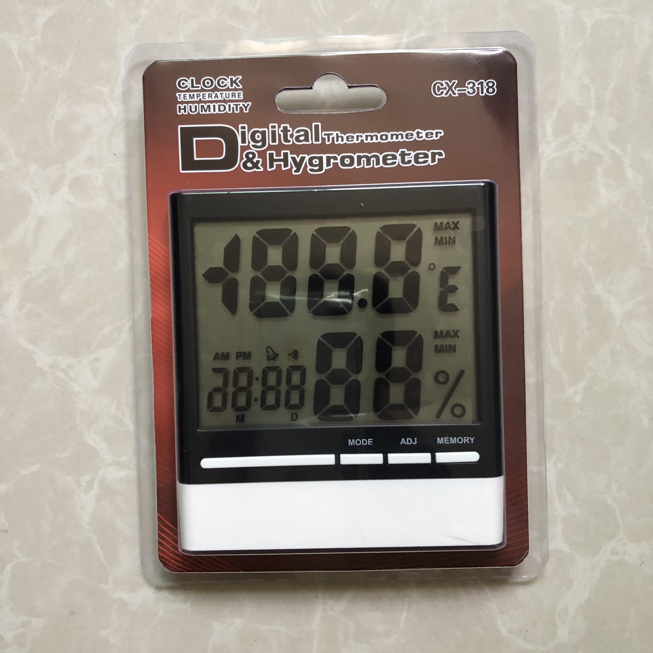 家用电子温湿度表CX318 数字式温度湿度计 电子温湿度计 详情图5